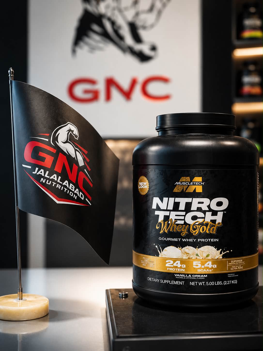 GNC Protein Shop Facebook ad