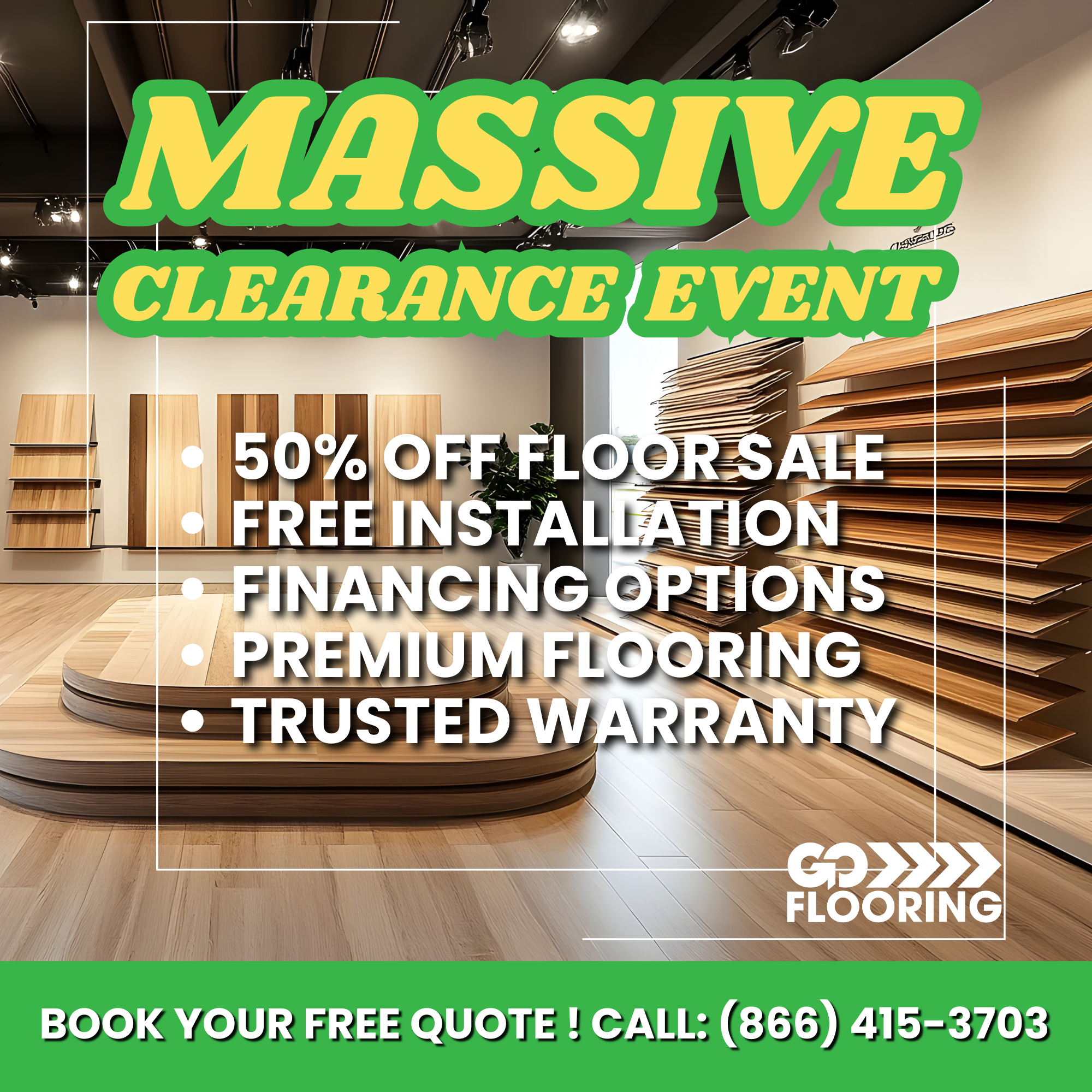GO FLOORING Facebook ad