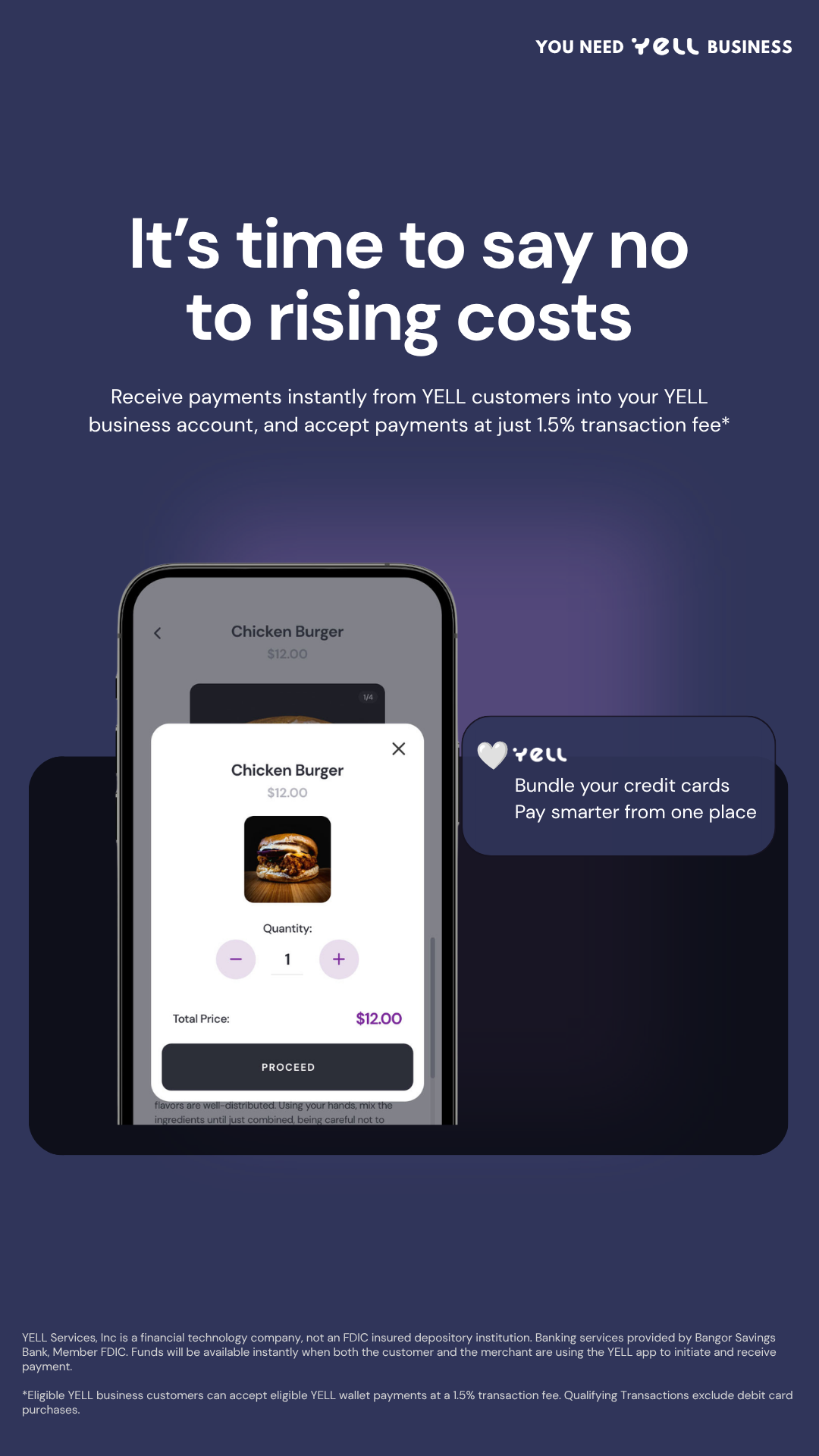 Yell Payment Facebook ad