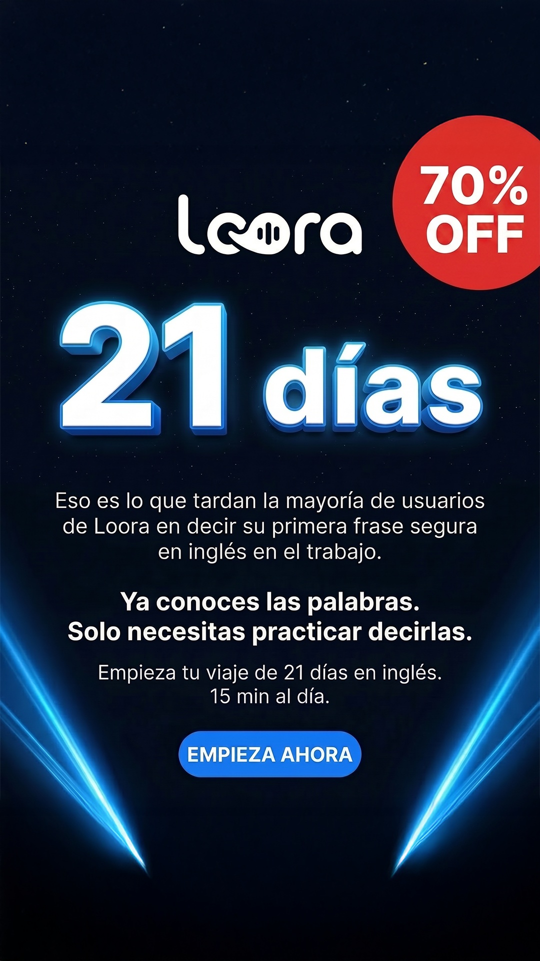 Your AI English Tutor Facebook ad