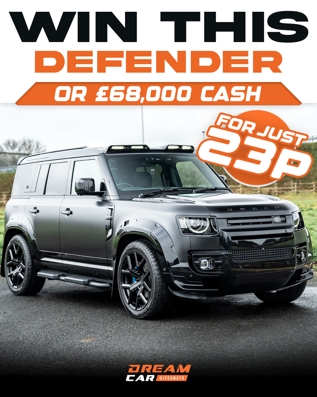 Dream Car Giveaways Facebook ad