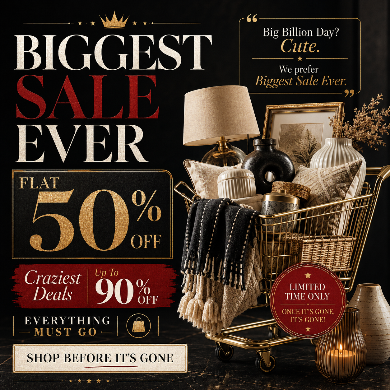 thejuneshopindia Facebook ad: Load It Up Before It’s Gone