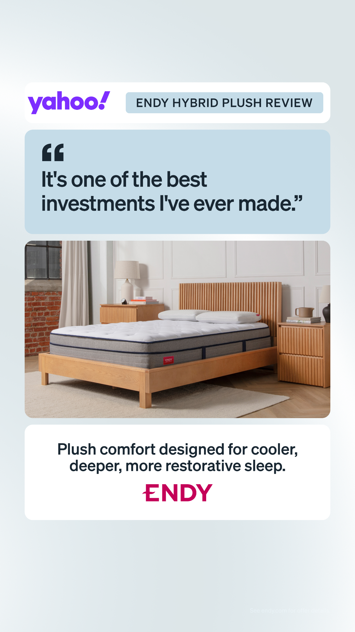 Endy Facebook ad