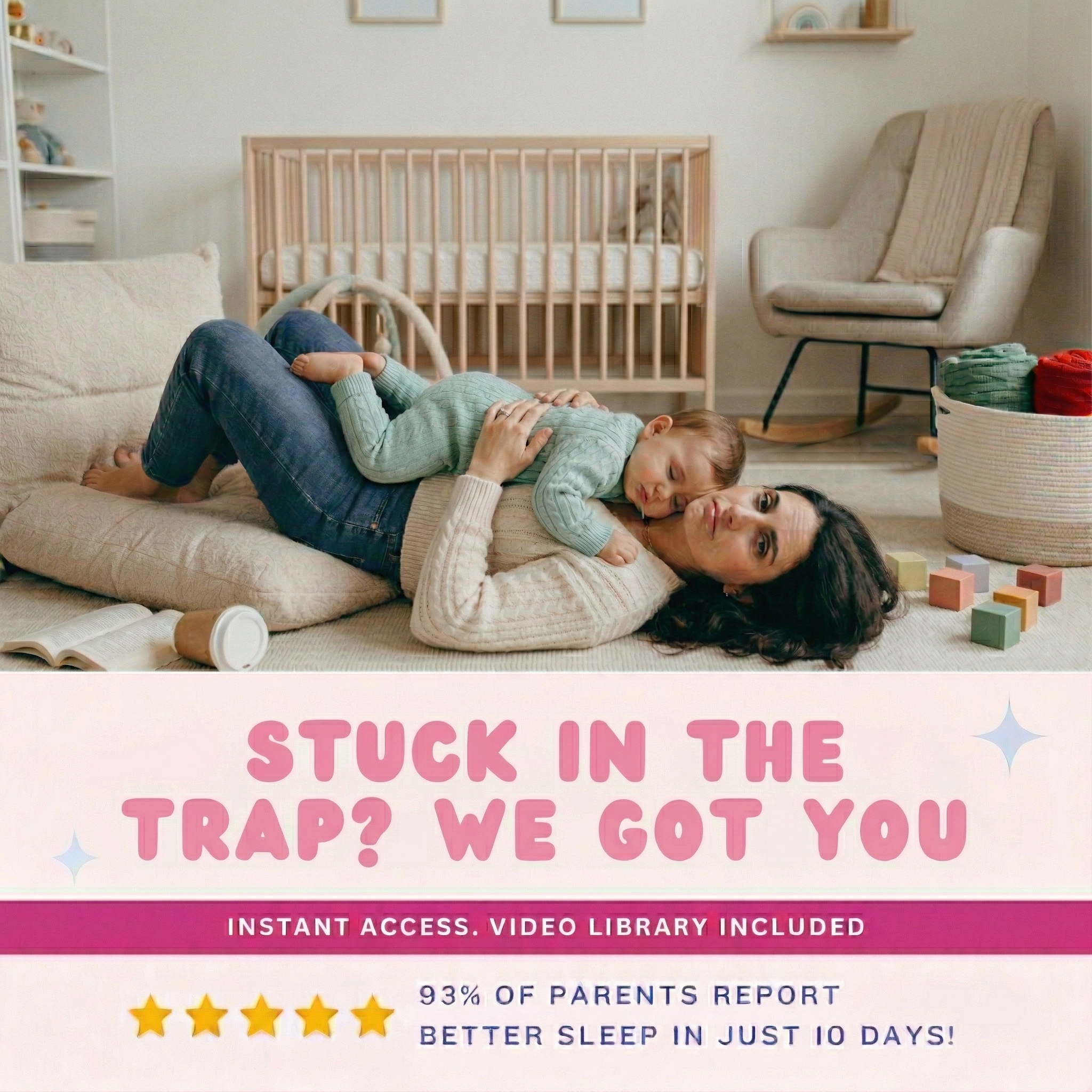 Baby Sleep Consultant Facebook ad