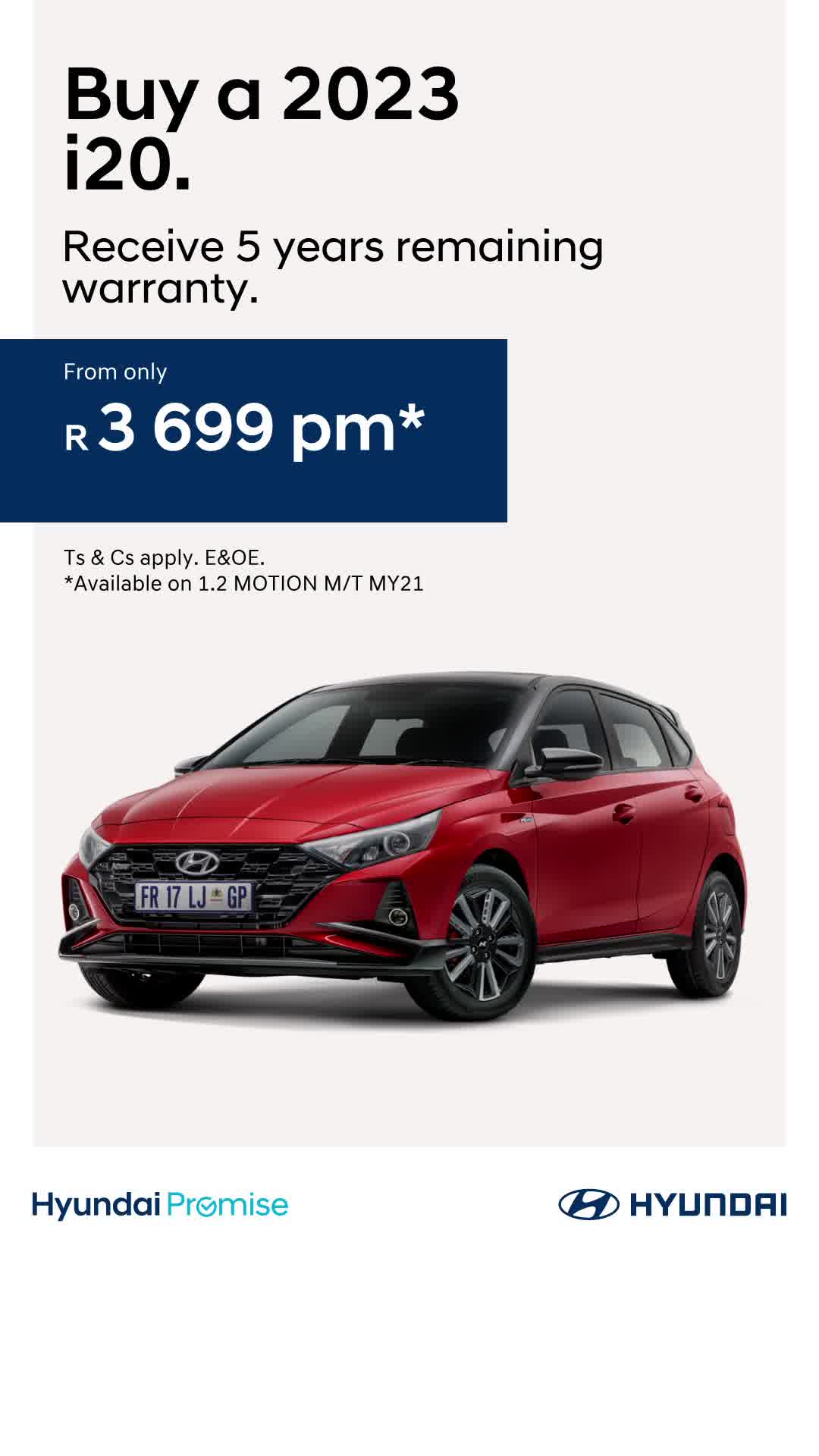 Hyundai South Africa Facebook ad: Visit a Hyundai Dealer near you!