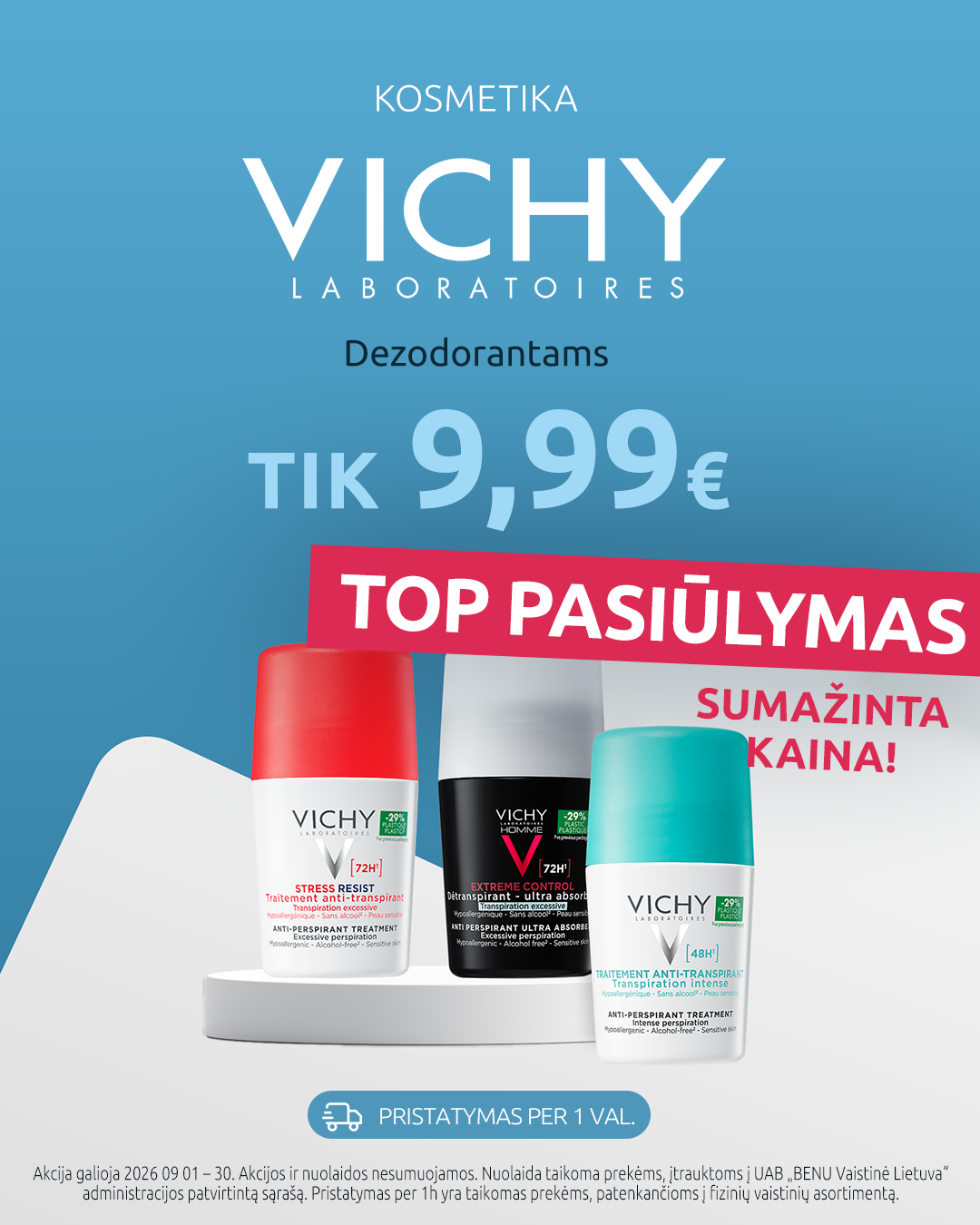BENU Vaistinė Facebook ad: Apsipirk benu.lt