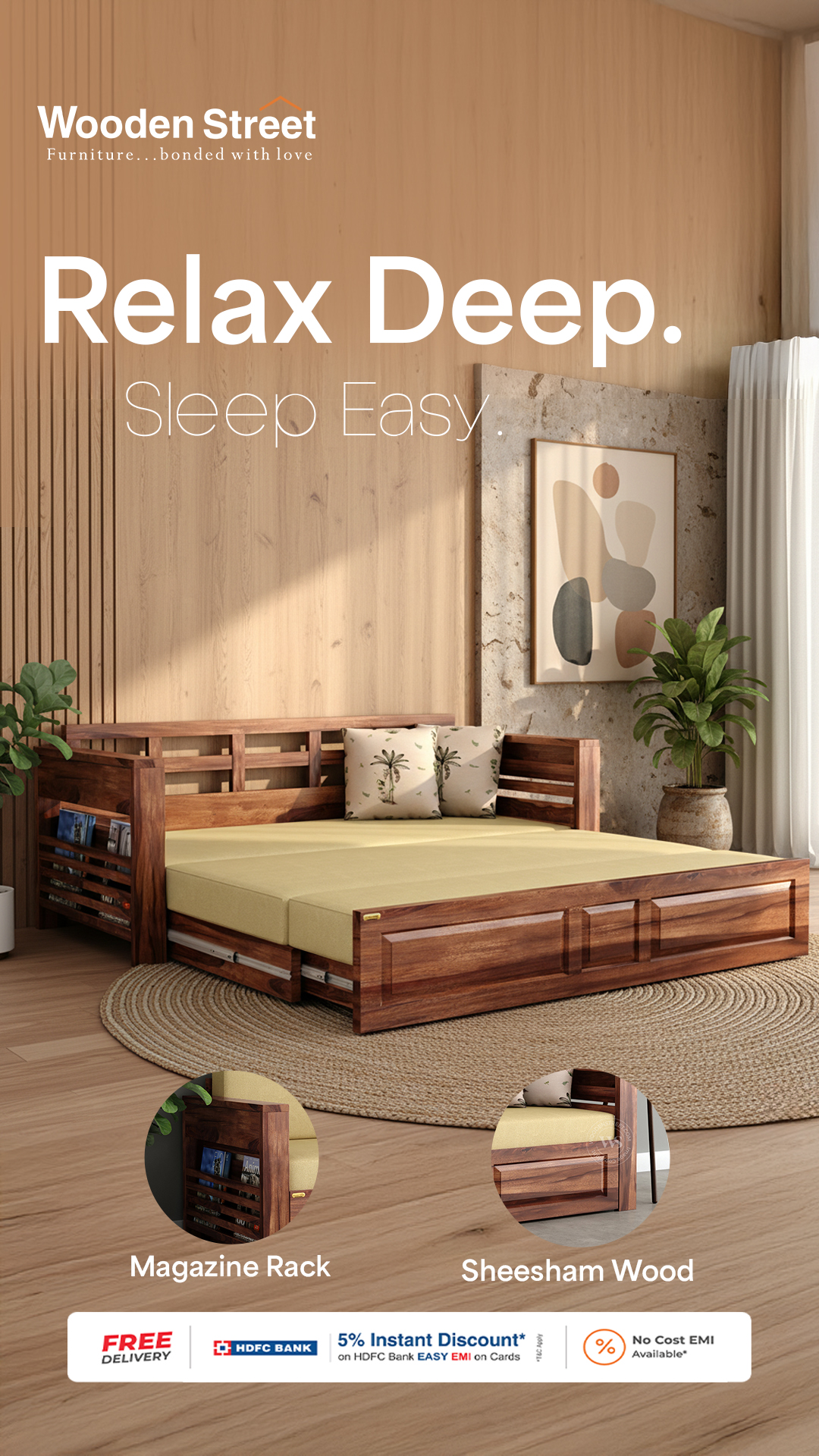Wooden Street Facebook ad