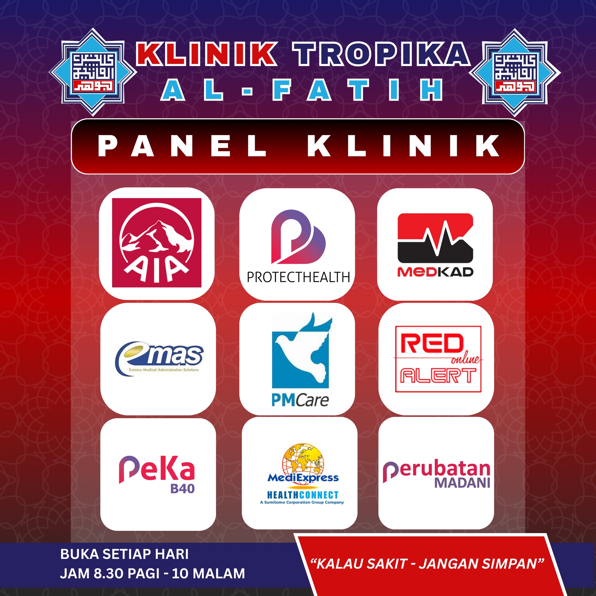 Klinik Tropika Al-Fatih - Setia Tropika Facebook ad: Klinik Tropika Al-Fatih