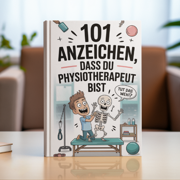 Gallo Publishing Facebook ad: Physio-Alltag zum Schmunzeln, jetzt verschenken!