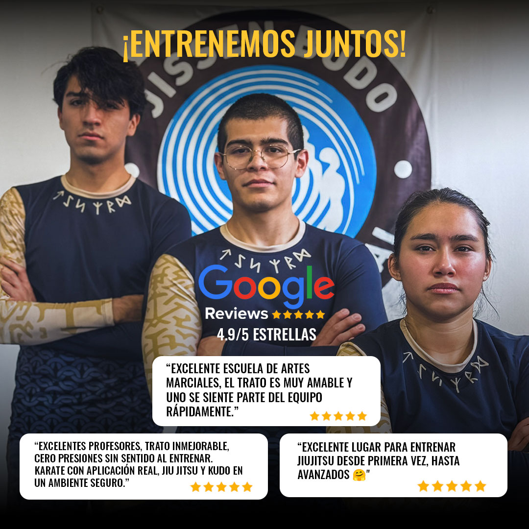 Dojo KNS Facebook ad: Entrena cuerpo y mente con contacto real.