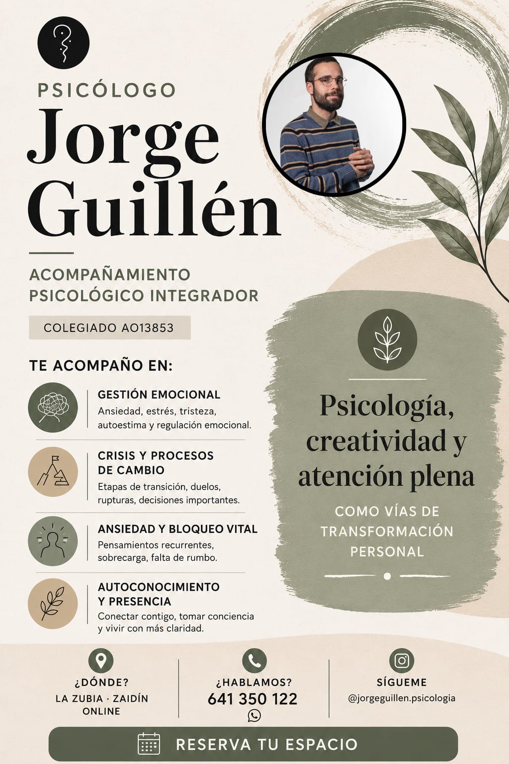 Jorge Guillén - Psicología Facebook ad from May 7, 2026