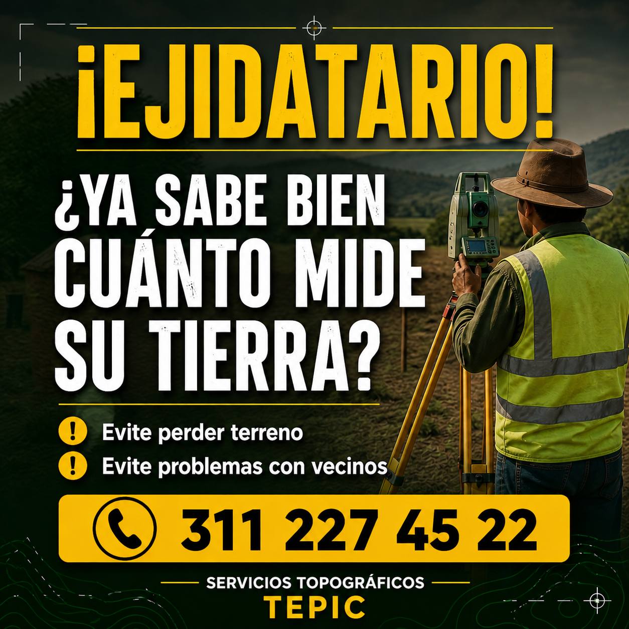 Terracerías Topografía Nayarit Facebook ad: Somos la topografía de confianza desde 1993 siempre…