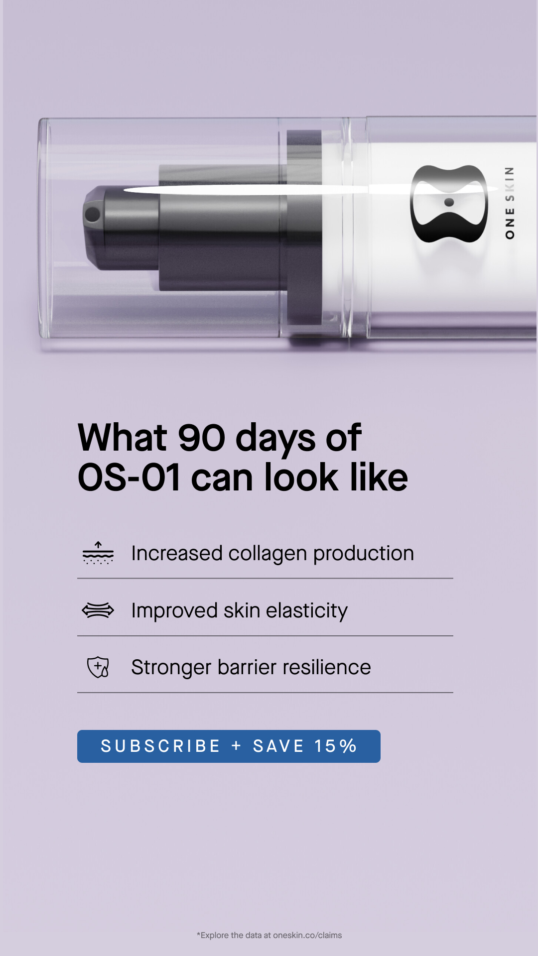 OneSkin Facebook ad