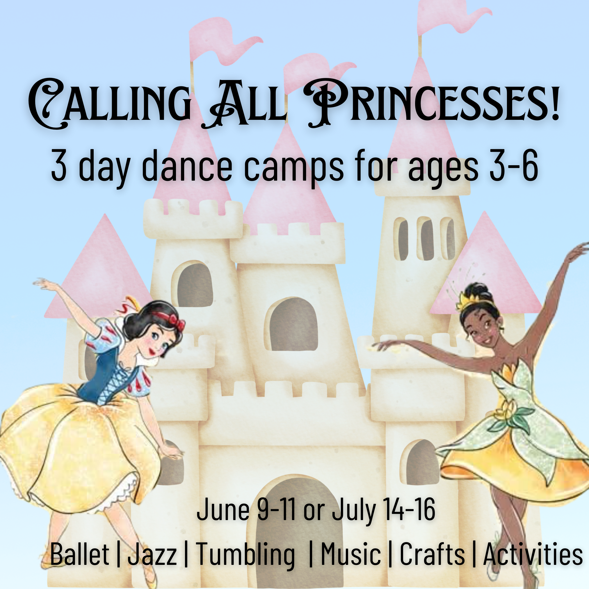 Encore Performing Arts Studio Facebook ad: Kearney Summer Dance and Theater