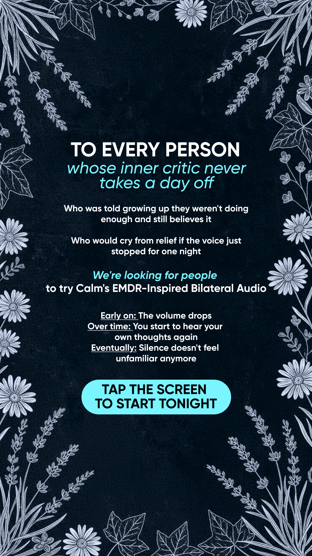Calm Facebook ad