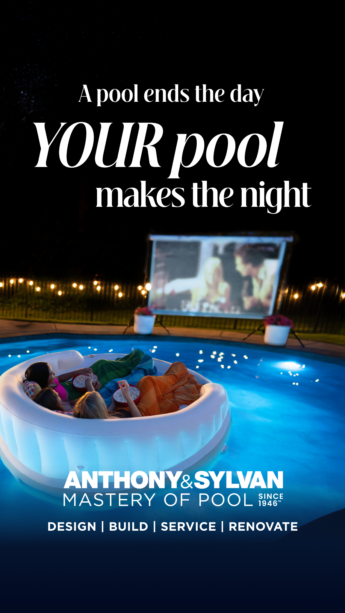 Anthony & Sylvan Pools Facebook ad