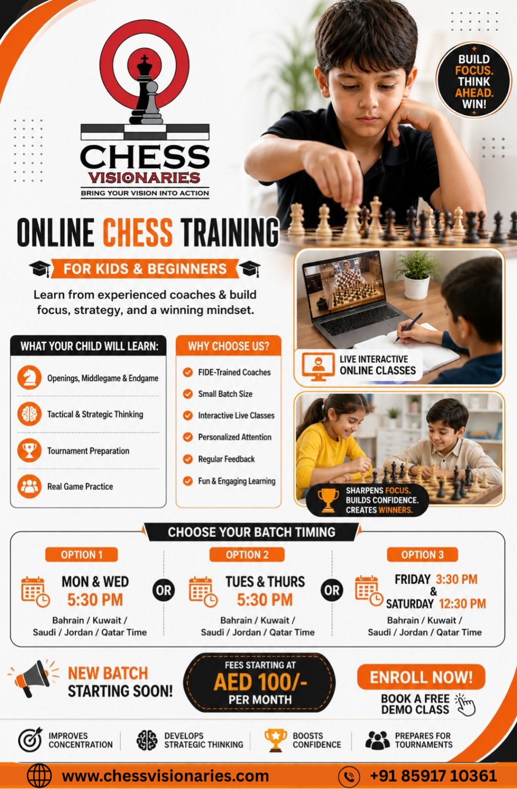 Chess Visionaries Facebook ad