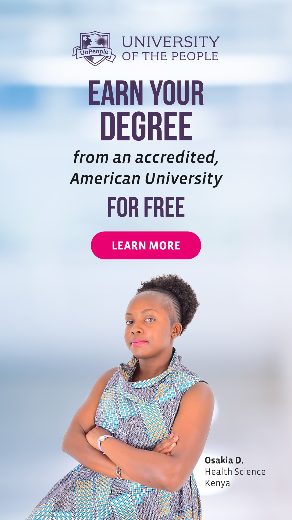 University of the People Facebook ad