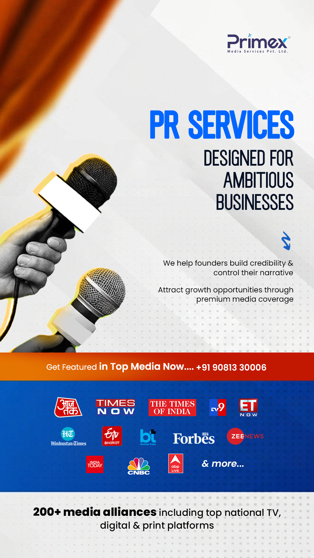 Primex Media Services Pvt. Ltd. Facebook ad from Mar 18, 2026