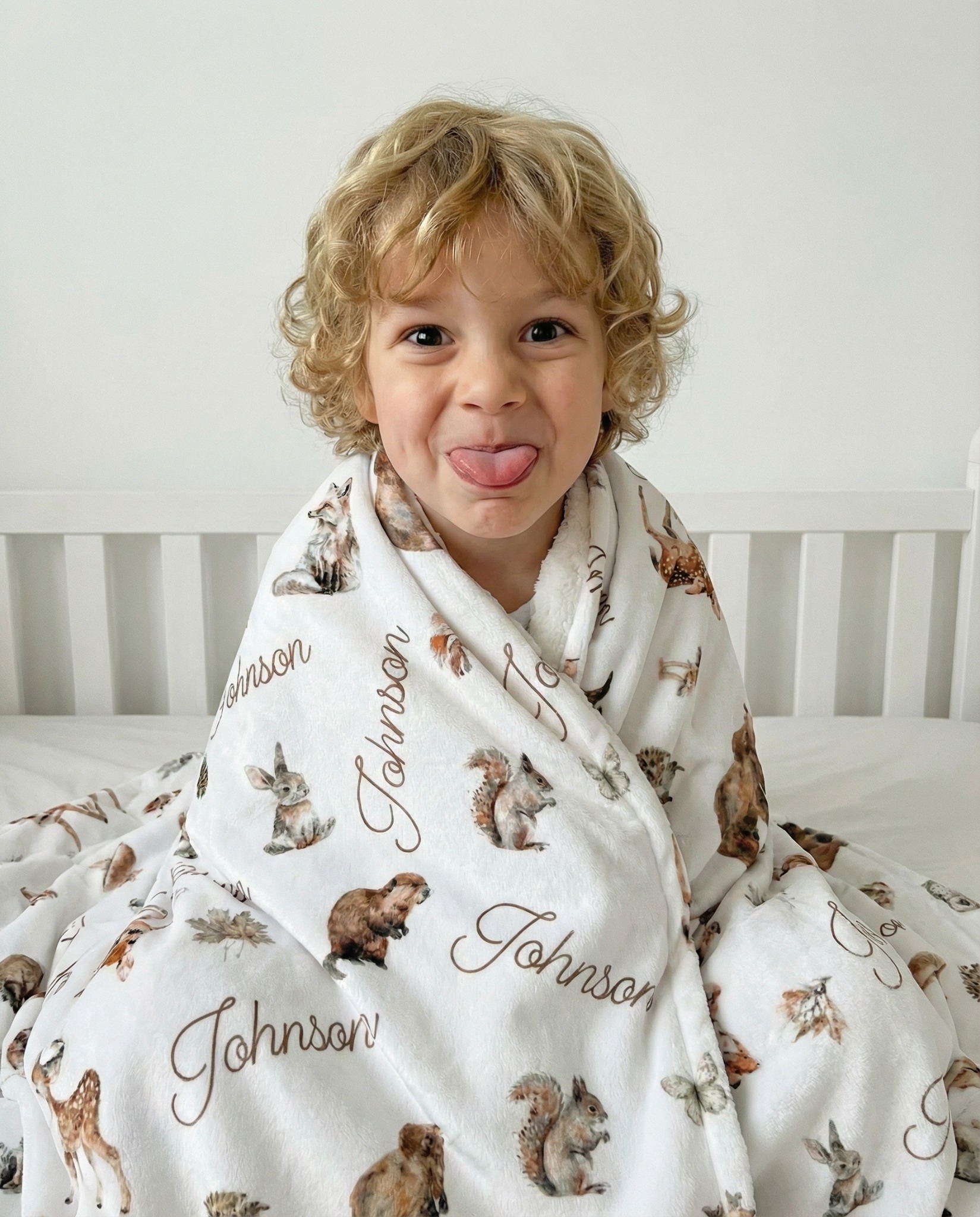 Prettybirds Facebook ad: The Gender-Neutral Personalized Gift Everyone Loves