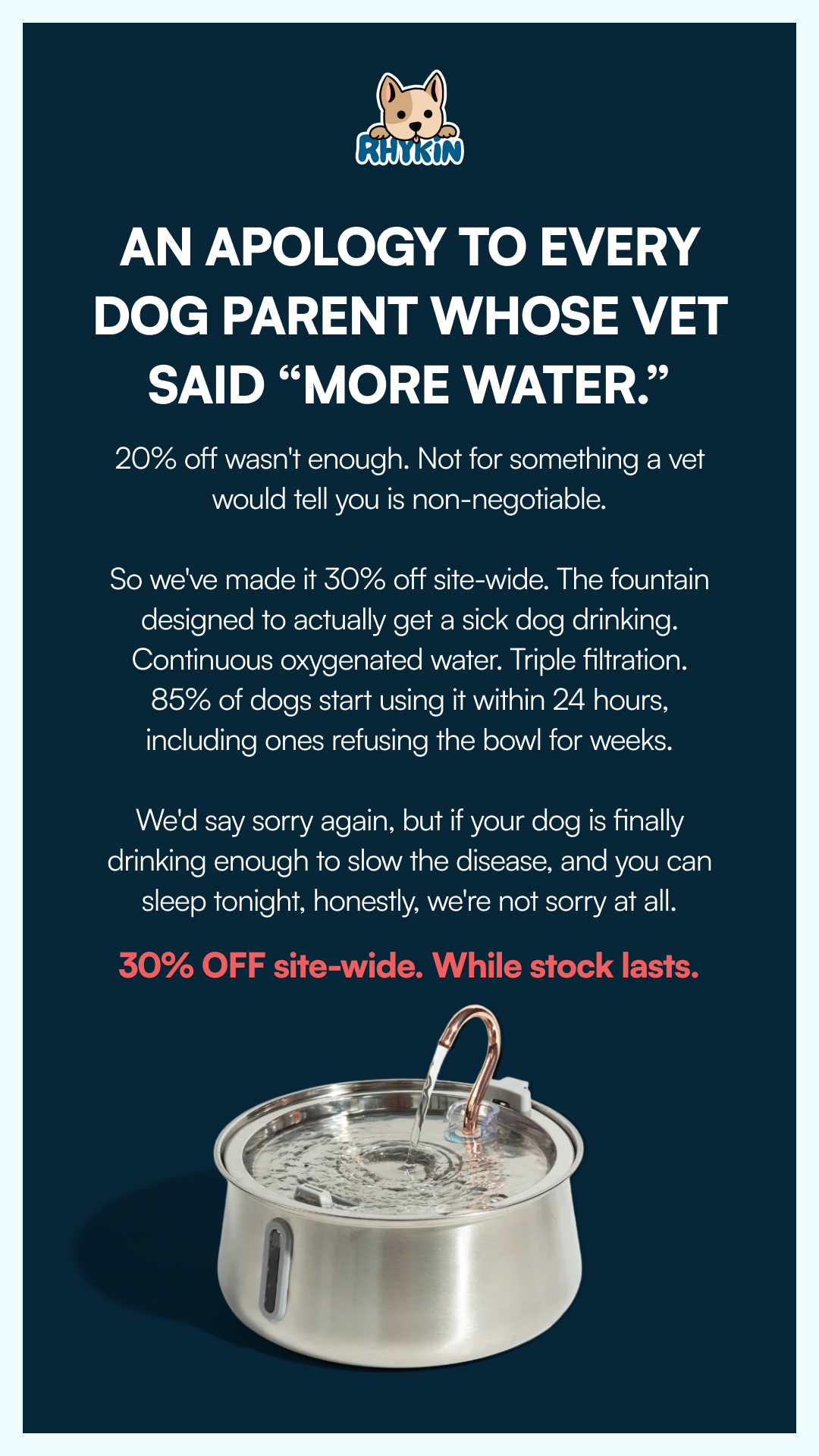 Rhykin Pet Co Facebook ad