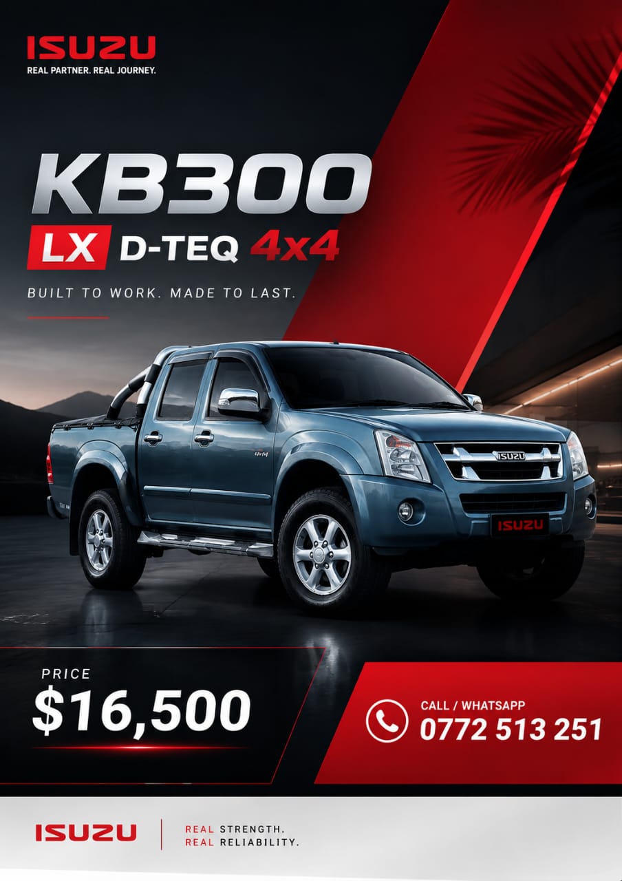 Zimbabwe Online Classifieds Adverts Facebook ad: Isuzu KB300 D Teq 4x4