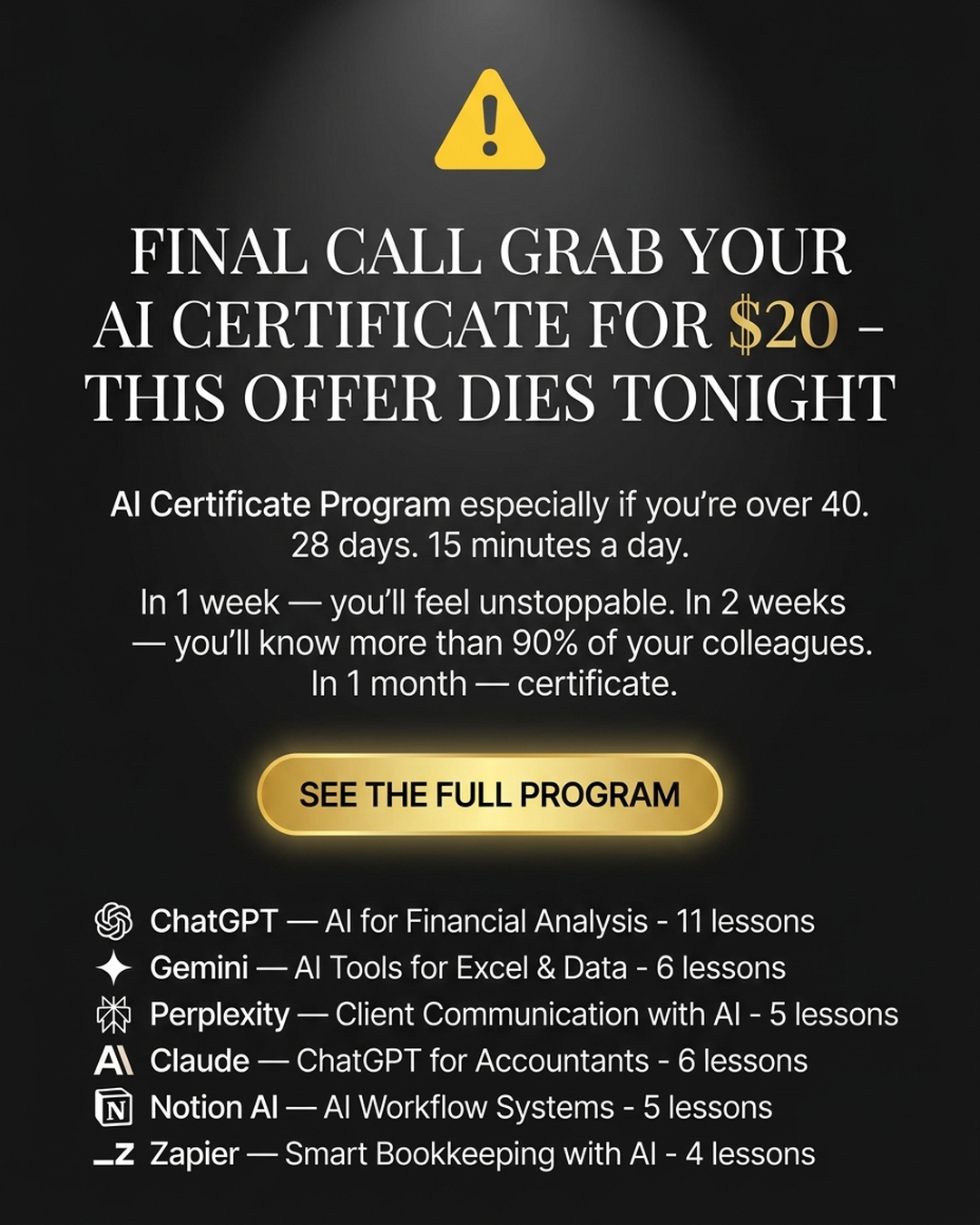 AI Made Simple Facebook ad