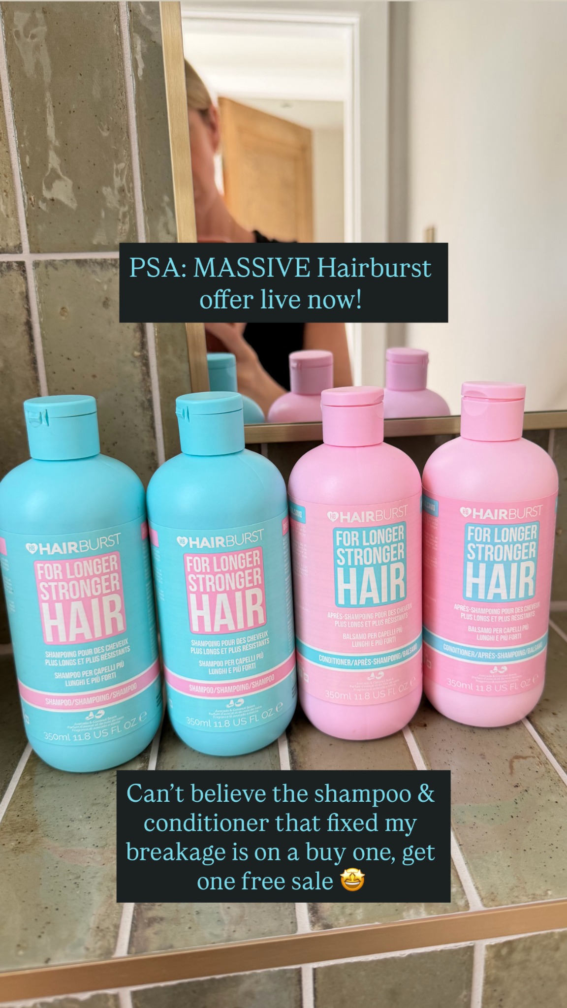 Hairburst Facebook ad