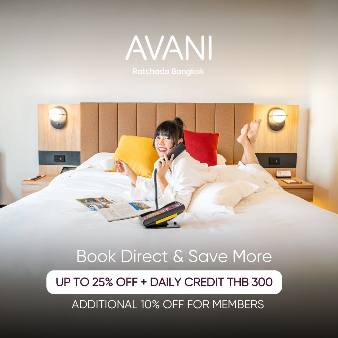 Avani Ratchada Bangkok Hotel Facebook ad: တစ်ညကို 165,000++ ကျပ် မှ စတင်ပါသည်။