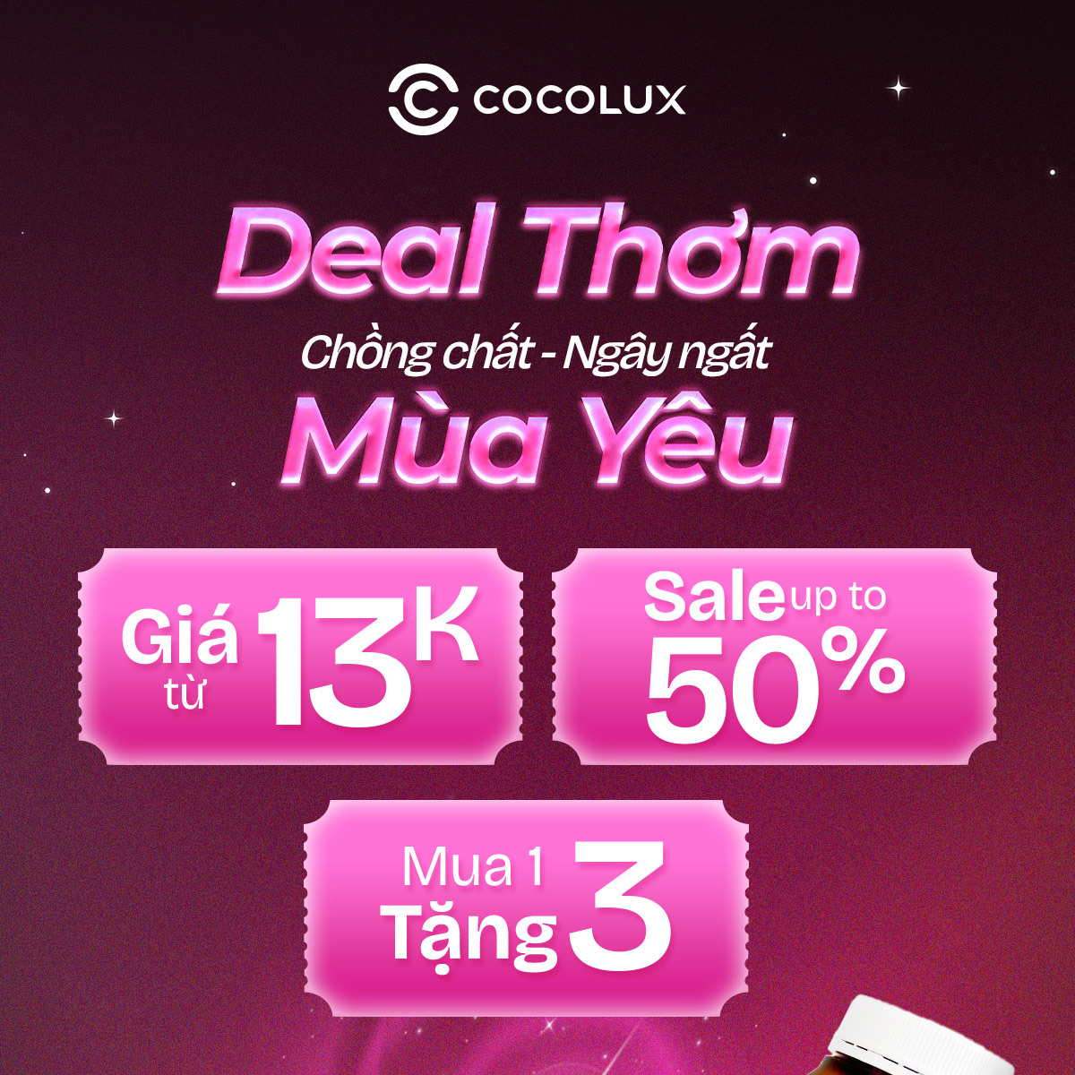 Cocolux Facebook ad: DEAL THƠM CHỒNG CHẤT - NGÂY NGẤT MÙA…