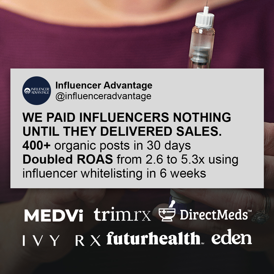 Influencer Advantage Facebook ad