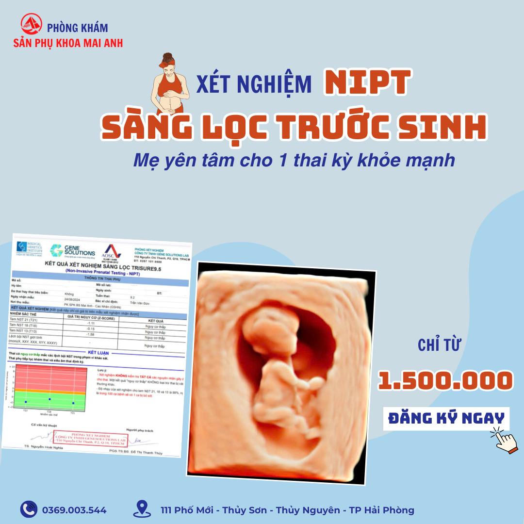 Sản phụ khoa Mai Anh Facebook ad: PHÁT HIỆN SỚM CÁC DỊ TẬT THAI NHI…