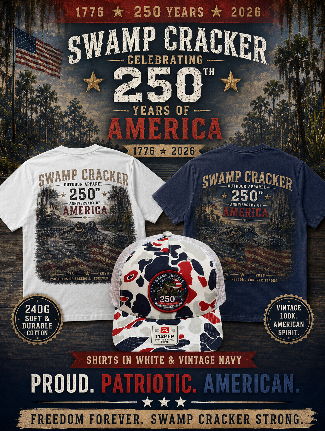 Swamp Cracker Outfitters Facebook ad