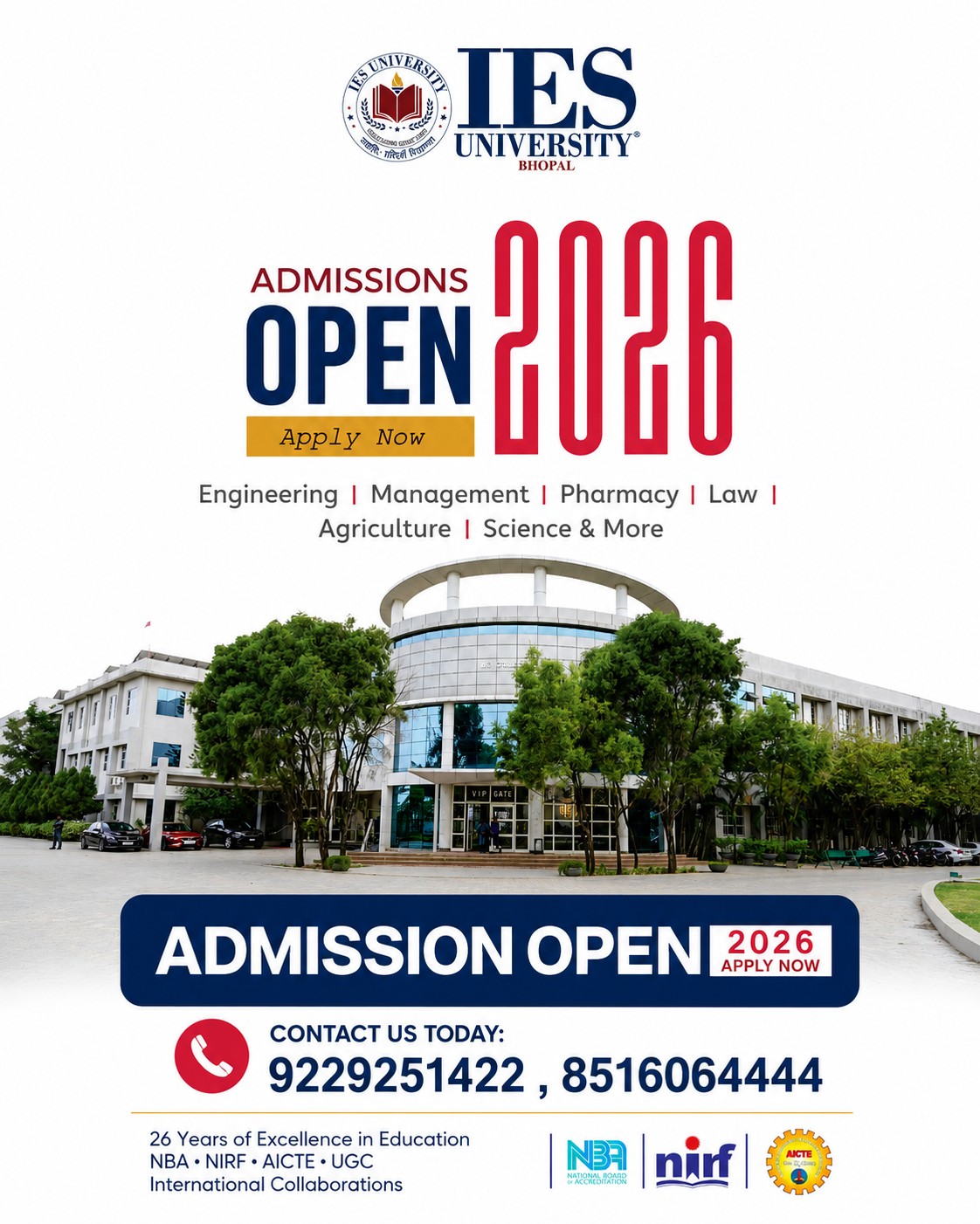 IES University, Bhopal Facebook ad