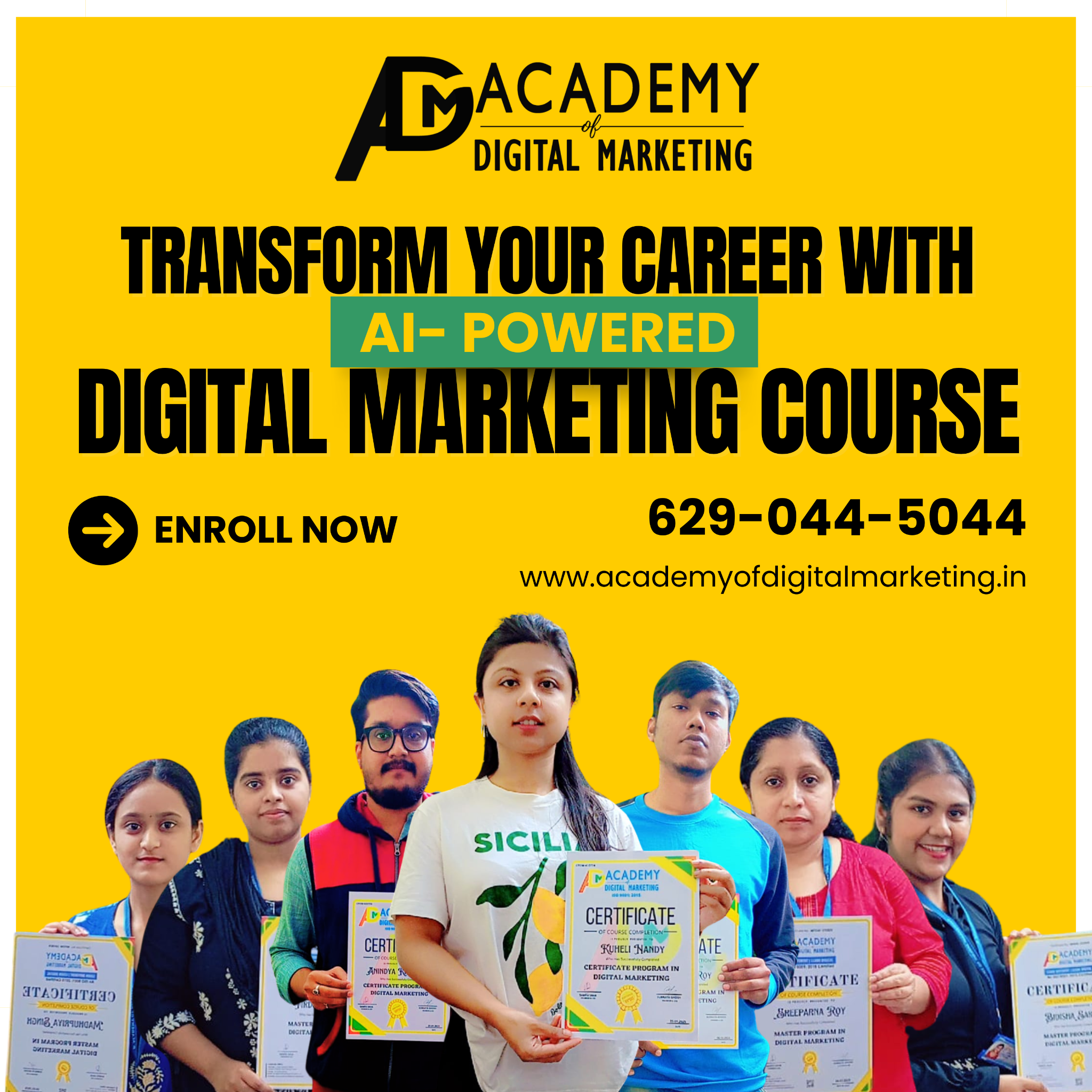 Academy Of Digital Marketing Facebook ad: Want a Career That Pays, Grows & Never…