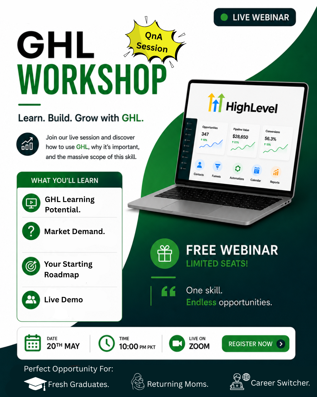 GHL Success Academy Facebook ad