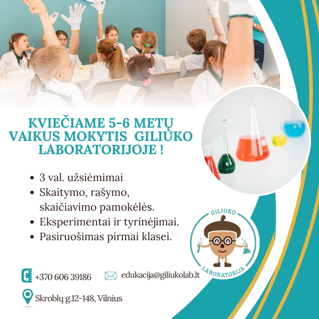 Giliuko laboratorija Facebook ad