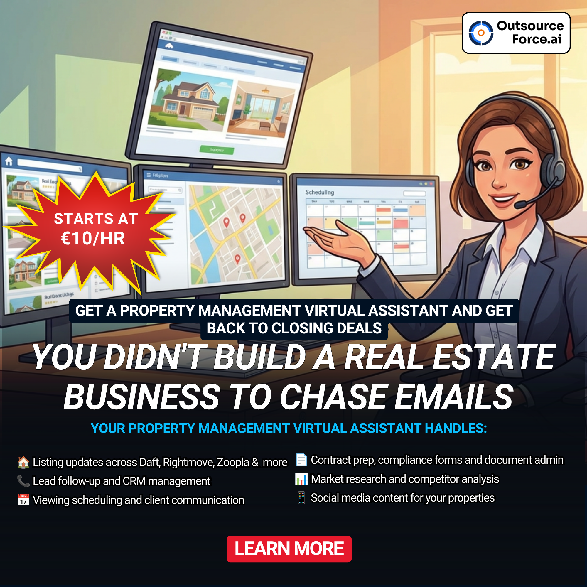 OutsourceForce.ai Facebook ad