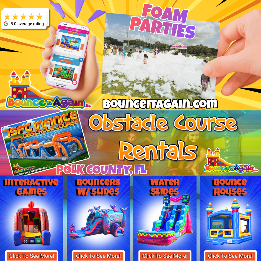 Bounce it again llc Facebook ad: Ready. Set. Bounce!