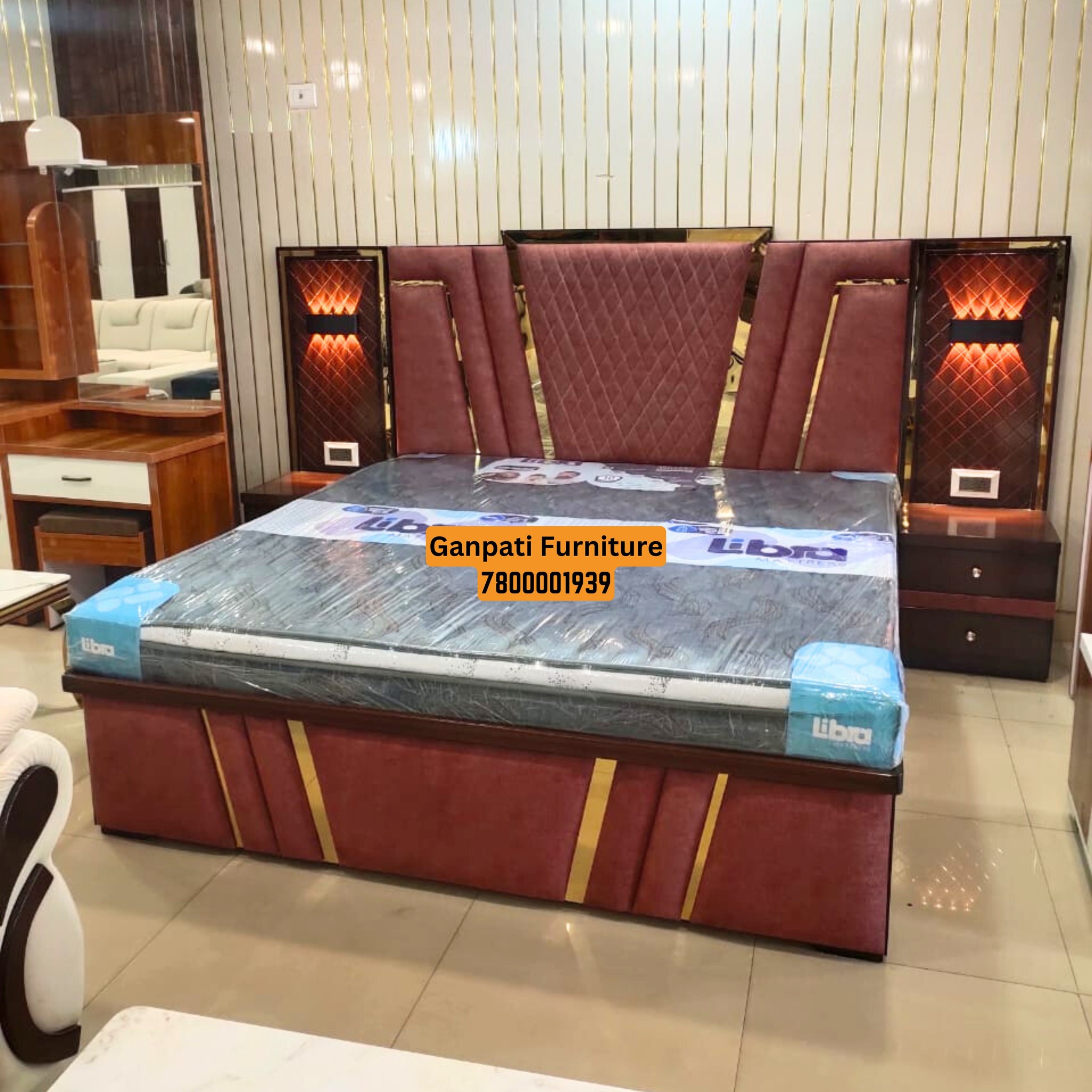 Ganpati furniture Facebook ad: हम हर प्रकार के बेड, सोफे, डाइनिंग टेबल…