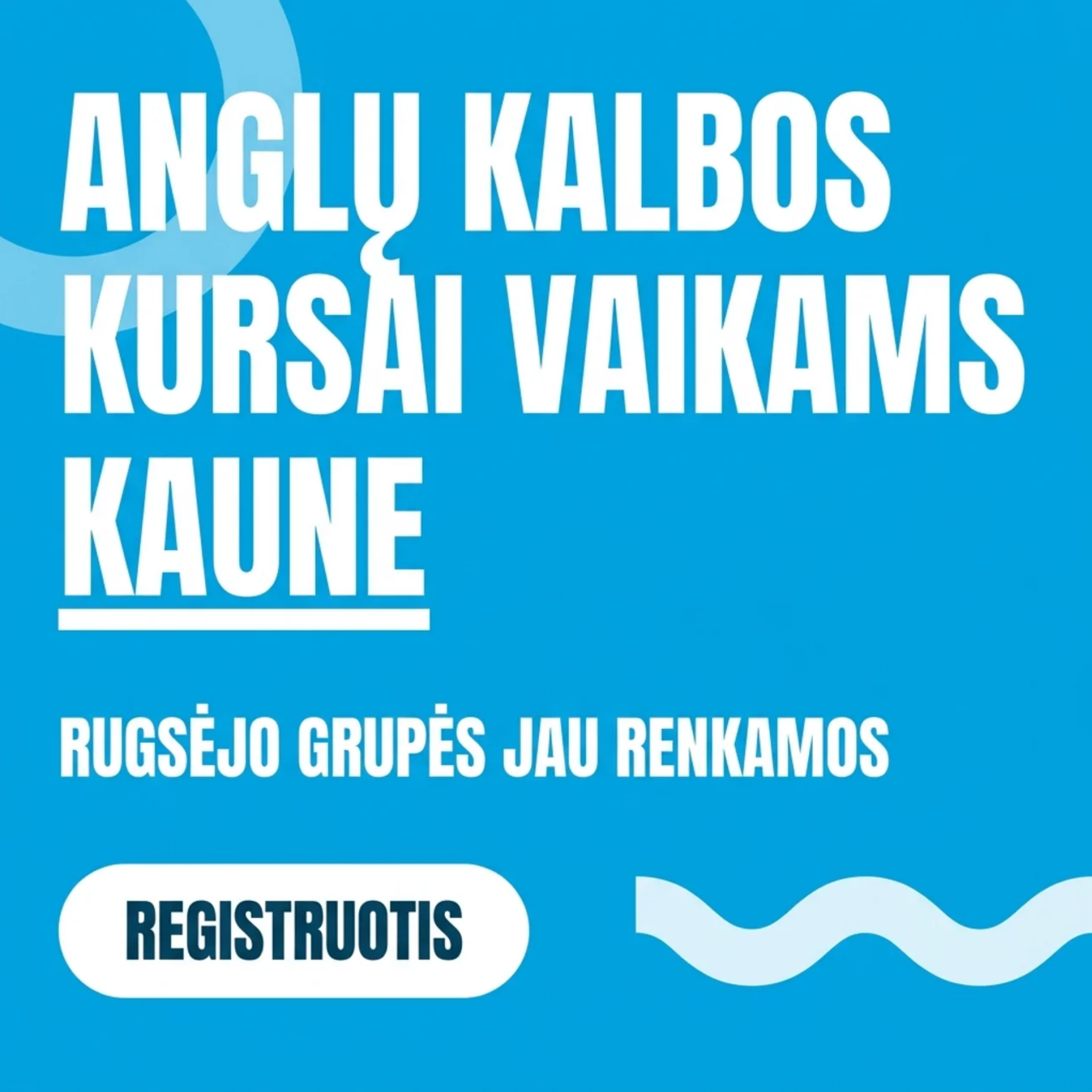 Helen Doron anglų kalbos mokykla - Kaunas Facebook ad: Anglų kalbos kursai vaikams