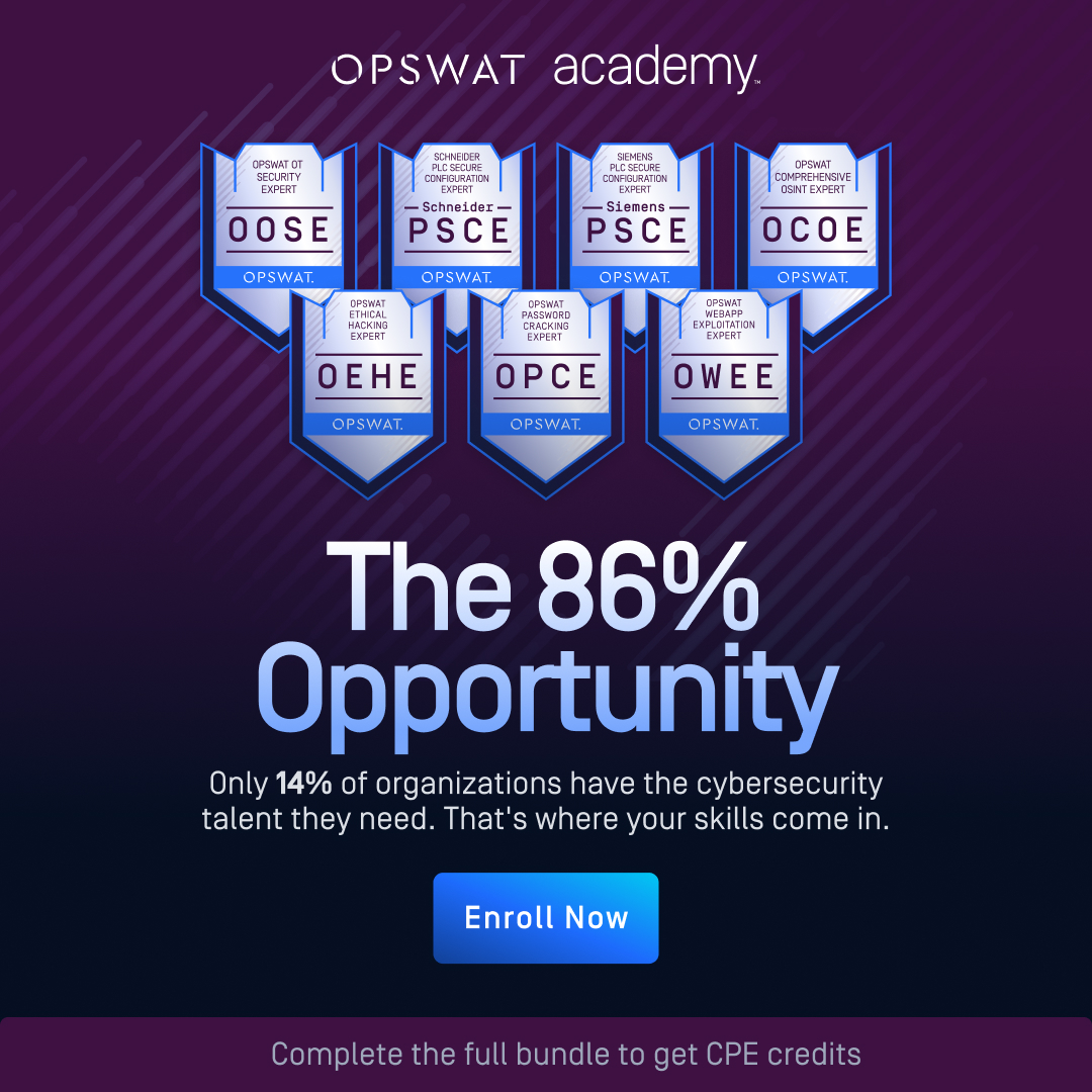 OPSWATAcademy Facebook ad