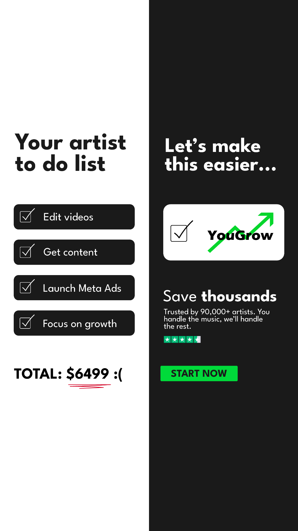 YouGrow Facebook ad