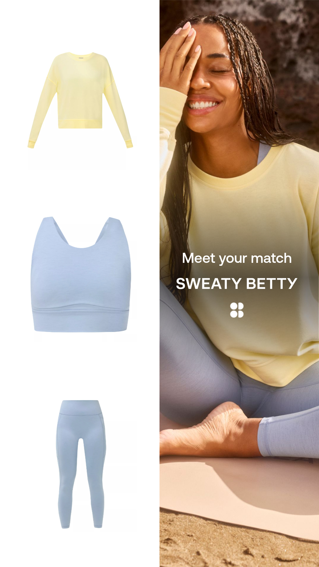 Sweaty Betty Facebook ad