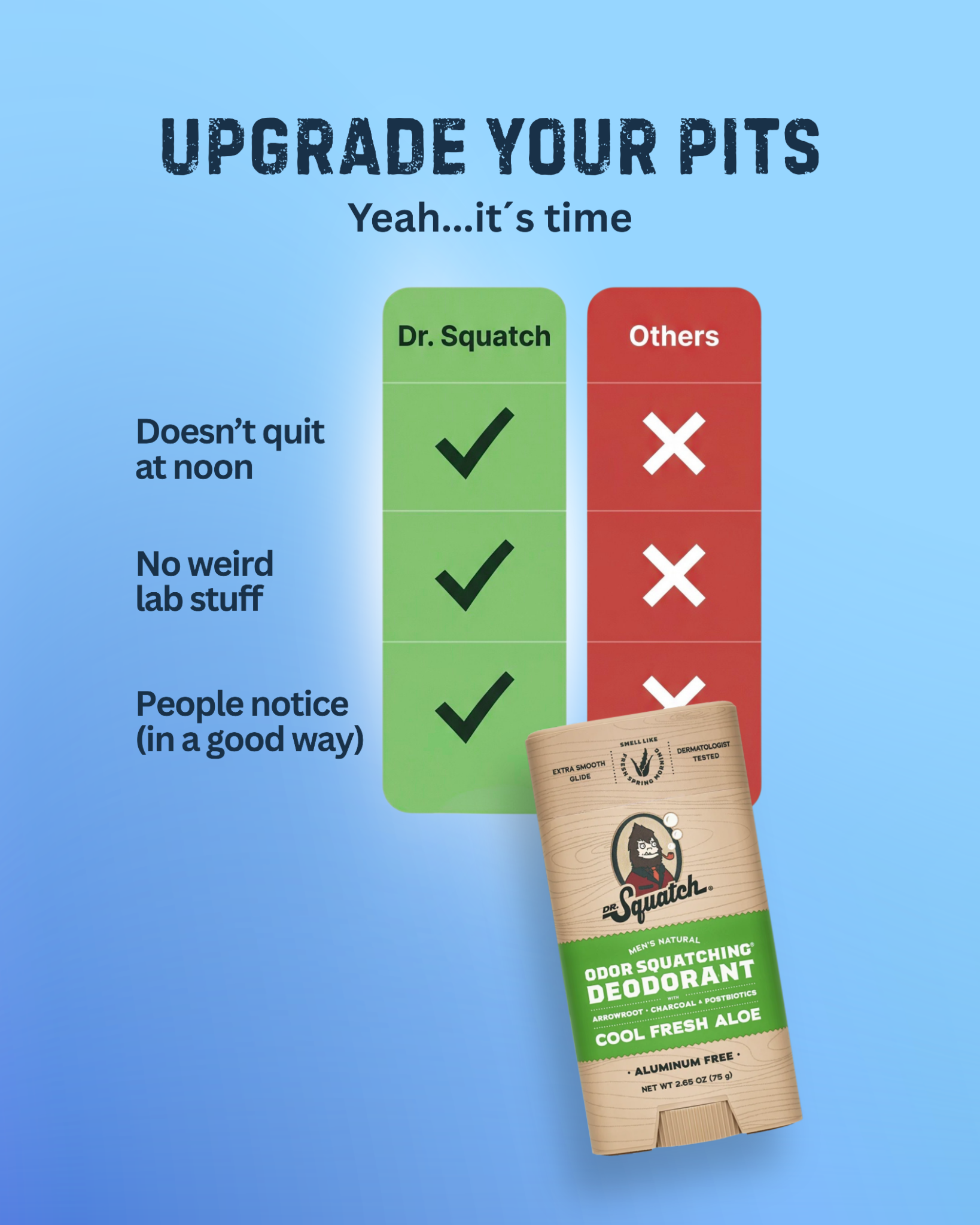 Dr. Squatch Facebook ad