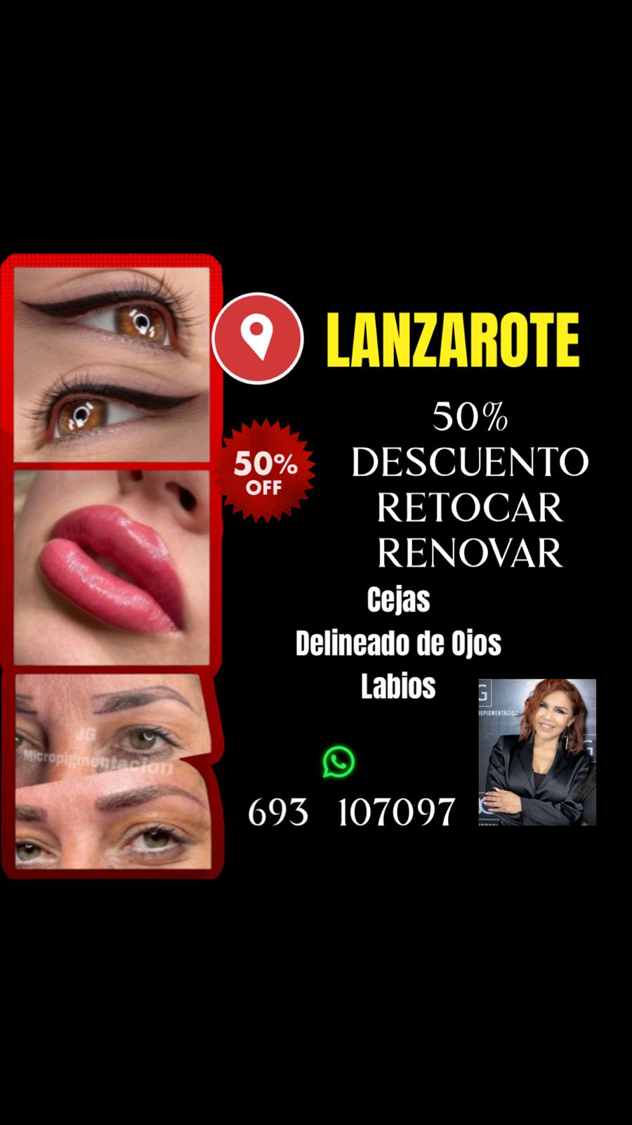 JanaGuerramicropigmentacion. Facebook ad: 50% DESCUENTO -LANZAROTE