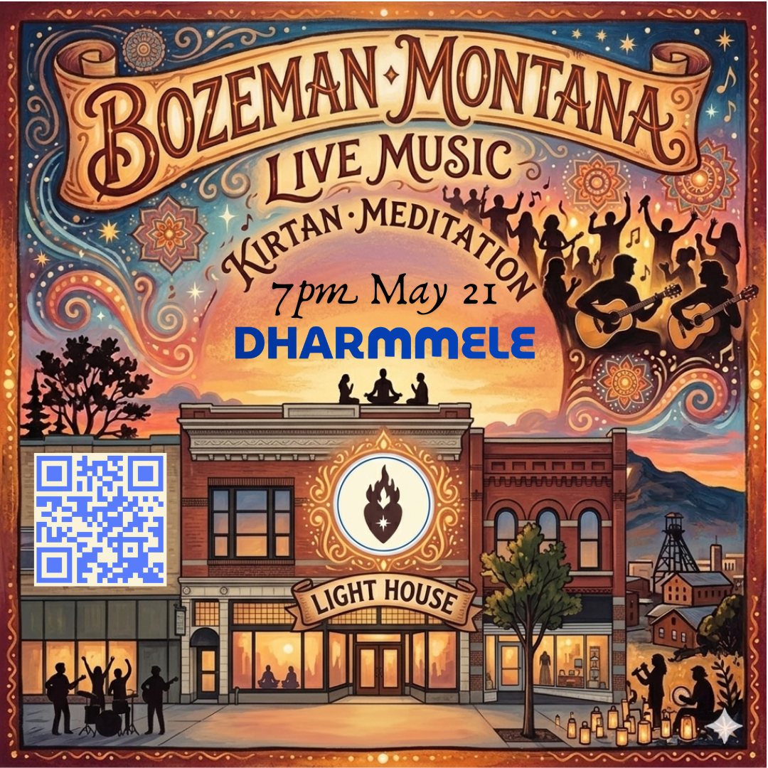 Dharmmele Facebook ad: Bozeman Kirtan Event by Dharmmele