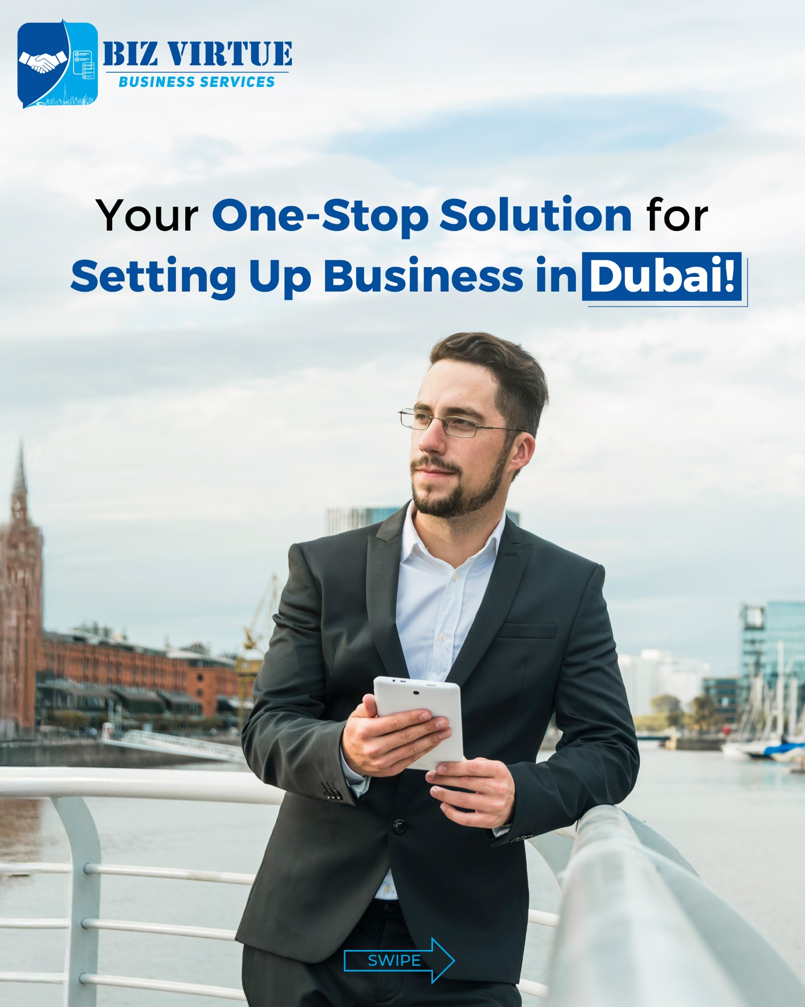 Biz Virtue Business Service Facebook ad: Your business, our expertise.