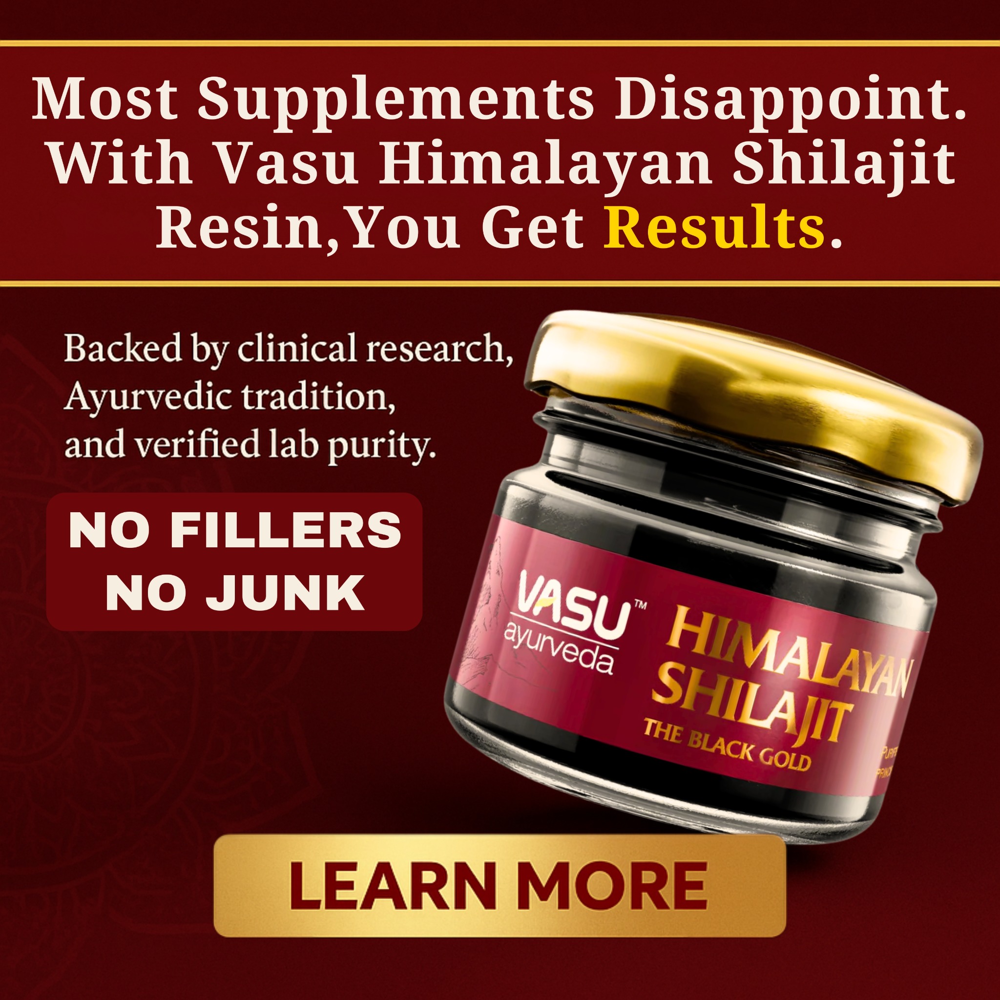 VASU Age Revitalizing Facebook ad