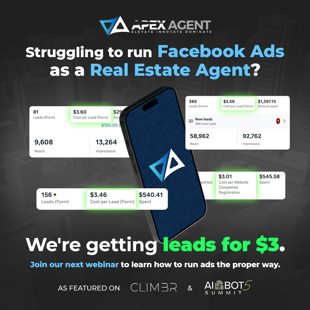 Jake Randolph Facebook ad: How Real Estate Agents Close 20+ Deals Without Cold Calling